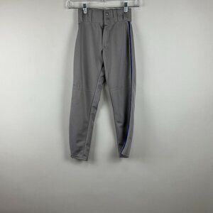 Alleson Athletic Kids Adjustable Inseam Baseball Pants w/ Piping